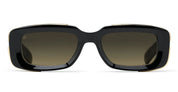 Ottica Mondello Roma - T HENRI - YSA - YURUS - ASTEROID - Acetate - shape Rectangular - Black, gold - EYEWEAR - SUNGLASSES - Unisex,Uomo,Donna,Women,Men - lens gradient yellow - Made In Japan