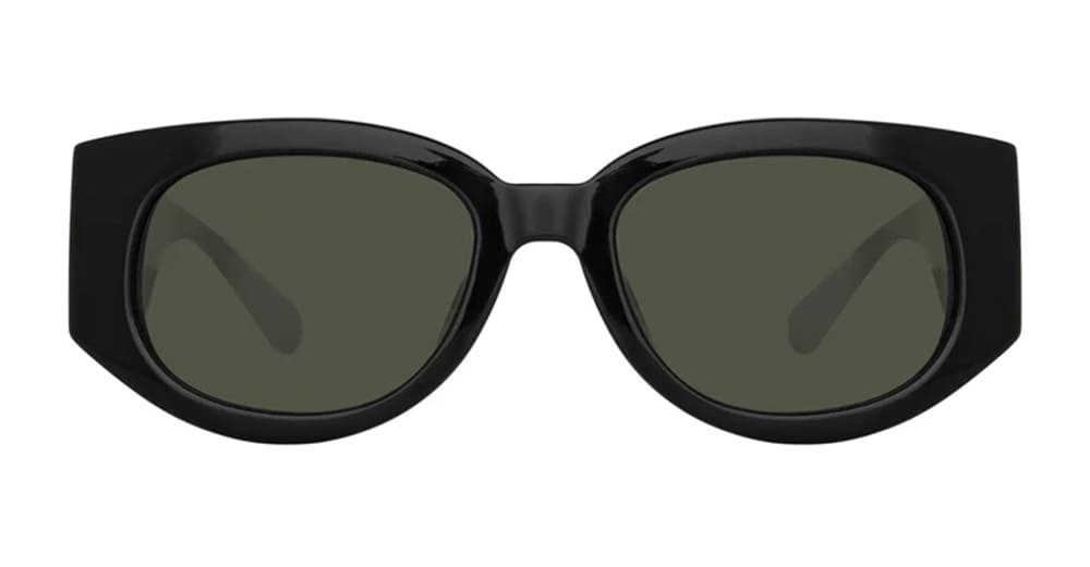  YELLOW GOLD  - Acetate - shape Squared - Black - EYEWEAR - SUNGLASSES - Donna,Women - lens Grey - MadeIn Italy