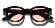 Ottica Mondello Roma - Moscot - OR-DAH-S44240200-T3 - DAHVEN  (44) - BLACK / CUSTOM NEW YORK ROSE LENS - Acetate - shape Panto - Black - EYEWEAR - SUNGLASSES - Unisex,Uomo,Donna,Women,Men - lens Pink - Made In China
