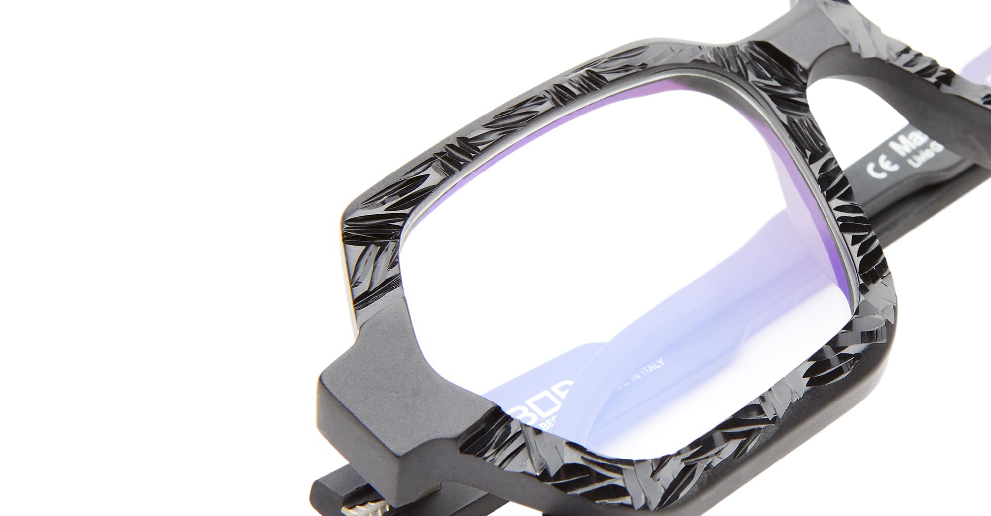 Ottica Mondello Roma - Kuboraum - KROK38BM00PK00OP - MASK K38 - BLACK MATTE / PITHOPRAKTA RX - Acetate - shape  - Black - EYEWEAR - EYEGLASSES - Donna,Women - lens Clear - Made In Italy