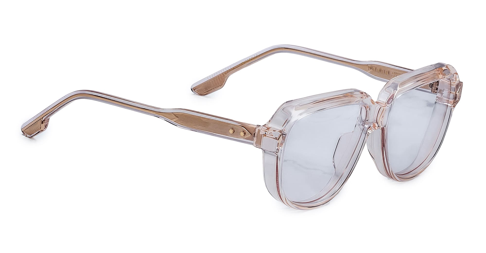 Ottica Mondello Roma - Jacques Marie Mage - JMMSRD-5E - PERLE - CAMEO RX - Acetate - shape Round - pink - EYEWEAR - EYEGLASSES - Donna,Women - lens Clear - Made In Japan