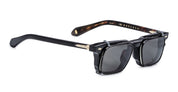 Ottica Mondello Roma - Jacques Marie Mage - JMMMSCP-88 - MOSCOVA CLIP ON - BLACK - Titanium - shape Rectangular - Black - EYEWEAR - SUNGLASSES - Unisex,Uomo,Donna,Women,Men - lens Black - Made In Japan