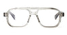 Ottica Mondello Roma - Jacques Marie Mage - JMMEVRX-15Z - EVANS - SULFUR RX - Acetate - shape Navigator - transparent - EYEWEAR - EYEGLASSES - Uomo,Men - lens Clear - Made In Japan