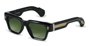 Ottica Mondello Roma - T HENRI - SIAA - SIAN - ASTEROID - Acetate - shape Squared - Black - EYEWEAR - SUNGLASSES - Unisex,Uomo,Donna,Women,Men - lens Gradient green - Made In Japan