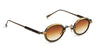 Ottica Mondello Roma - Sato - ALGEDI-T-AG-AS-1 - ALGEDI - ANTIQUE GOLD / ANTIQUE SILVER - Titanium - shape Oval - antique gold - EYEWEAR - SUNGLASSES - Uomo,Men - lens Gradient brown - Made In Japan