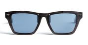 Ottica Mondello Roma - Movitra - AS02 BLACK S - AS02 - Black / Blue Lens - Acetate - shape Squared - Black - EYEWEAR - SUNGLASSES - Uomo,Men - lens Blue - Made In Italy