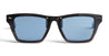 Ottica Mondello Roma - Movitra - AS02 BLACK S - AS02 - Black / Blue Lens - Acetate - shape Squared - Black - EYEWEAR - SUNGLASSES - Uomo,Men - lens Blue - Made In Italy
