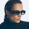 Ottica Mondello Roma - T HENRI - RAS - ROSSI - SHADOW II - Acetate - shape Rectangular - Black - EYEWEAR - SUNGLASSES - Unisex,Uomo,Donna,Women,Men - lens Gradient brown - Made In Japan