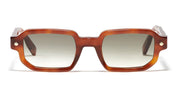 Ottica Mondello Roma - John Dalia - P06-C123 - PROJECT 06 - C123 Cognac / Rose Gold - Acetate - shape Squared - brown - EYEWEAR - SUNGLASSES - Unisex,Uomo,Donna,Women,Men - lens Gradient green - Made In France