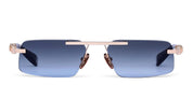 Ottica Mondello Roma - Balmain - BPS-187B-58 - PIERRE II - 12K GOLD / CRYSTAL GREY - Titanium - shape Rectangular - gold, grey - EYEWEAR - SUNGLASSES - Unisex,Uomo,Donna,Women,Men - lens Gradient blue - Made In Japan