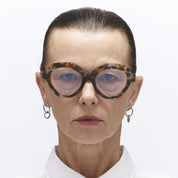 Ottica Mondello Roma - Kuboraum - KROK2900HH0000OP - MASK K29 - HAVANA RX - Acetate - shape  - Havana - EYEWEAR - EYEGLASSES - Donna,Women - lens Clear - Made In Italy