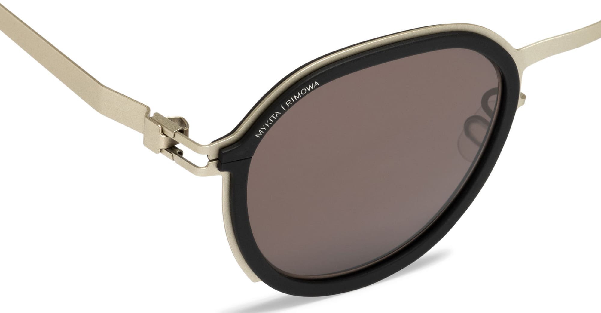Ottica Mondello Roma - Mykita - 10087670 - MR001 AL3 - Titan / Black / Brown Solid Lens - stainless steel - shape  - silver, black - EYEWEAR - SUNGLASSES - Unisex,Uomo,Donna,Women,Men - lens  - Made In Germany