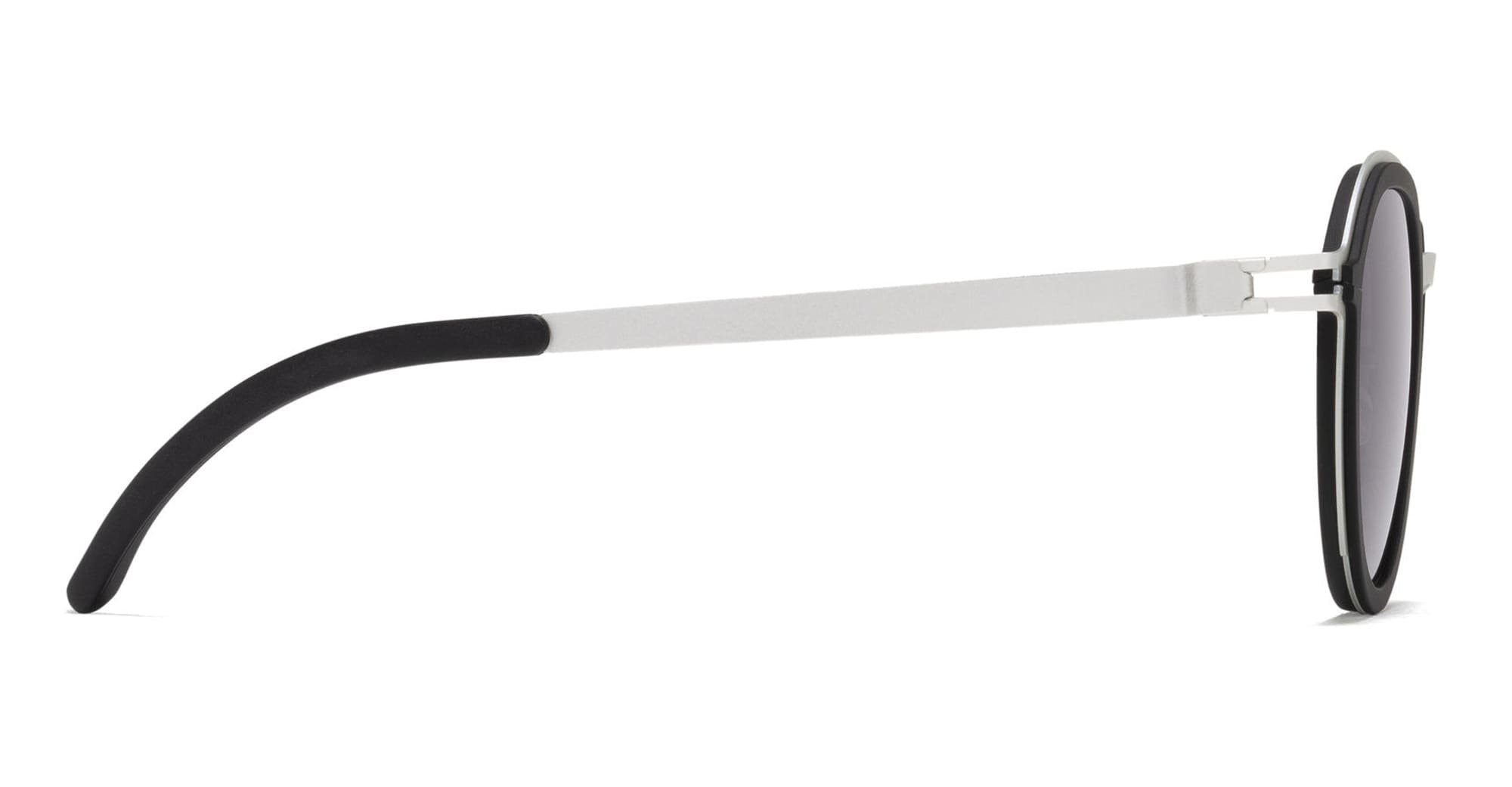 Ottica Mondello Roma - Mykita - 10087668 - MR001 AL1 - White Silver / Black / Coolgrey Lens - stainless steel - shape  - silver, black - EYEWEAR - SUNGLASSES - Unisex,Uomo,Donna,Women,Men - lens  - Made In Germany