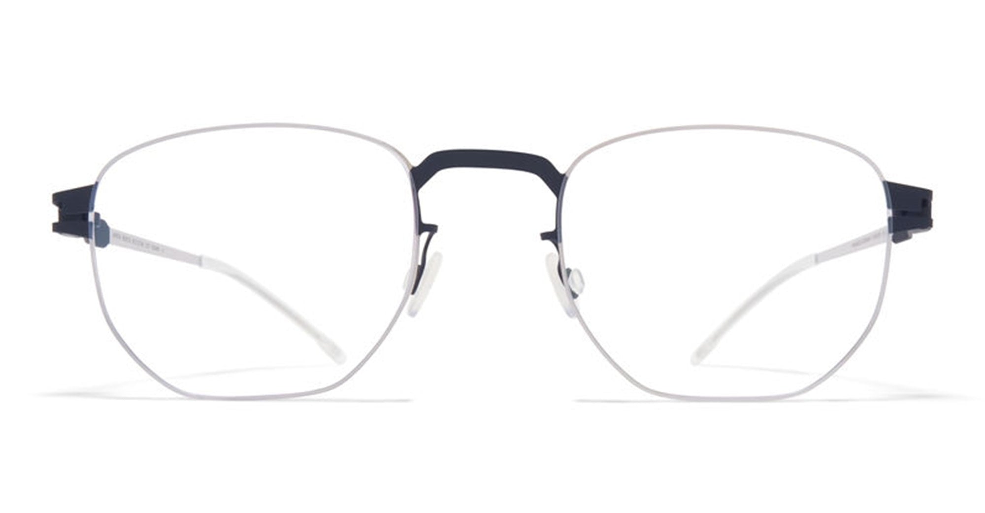  SILVER RX - stainless steel - shape  - Silver, blue - EYEWEAR - EYEGLASSES - Unisex,Uomo,Donna,Women,Men - lens  - Made In Germany