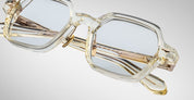 Ottica Mondello Roma - Jacques Marie Mage - JMMHOLRX-14Q - HOLDEN - BRUT RX - Acetate - shape Hexagonal - transparent beige - EYEWEAR - EYEGLASSES - Unisex,Uomo,Donna,Women,Men - lens Clear - Made In Japan