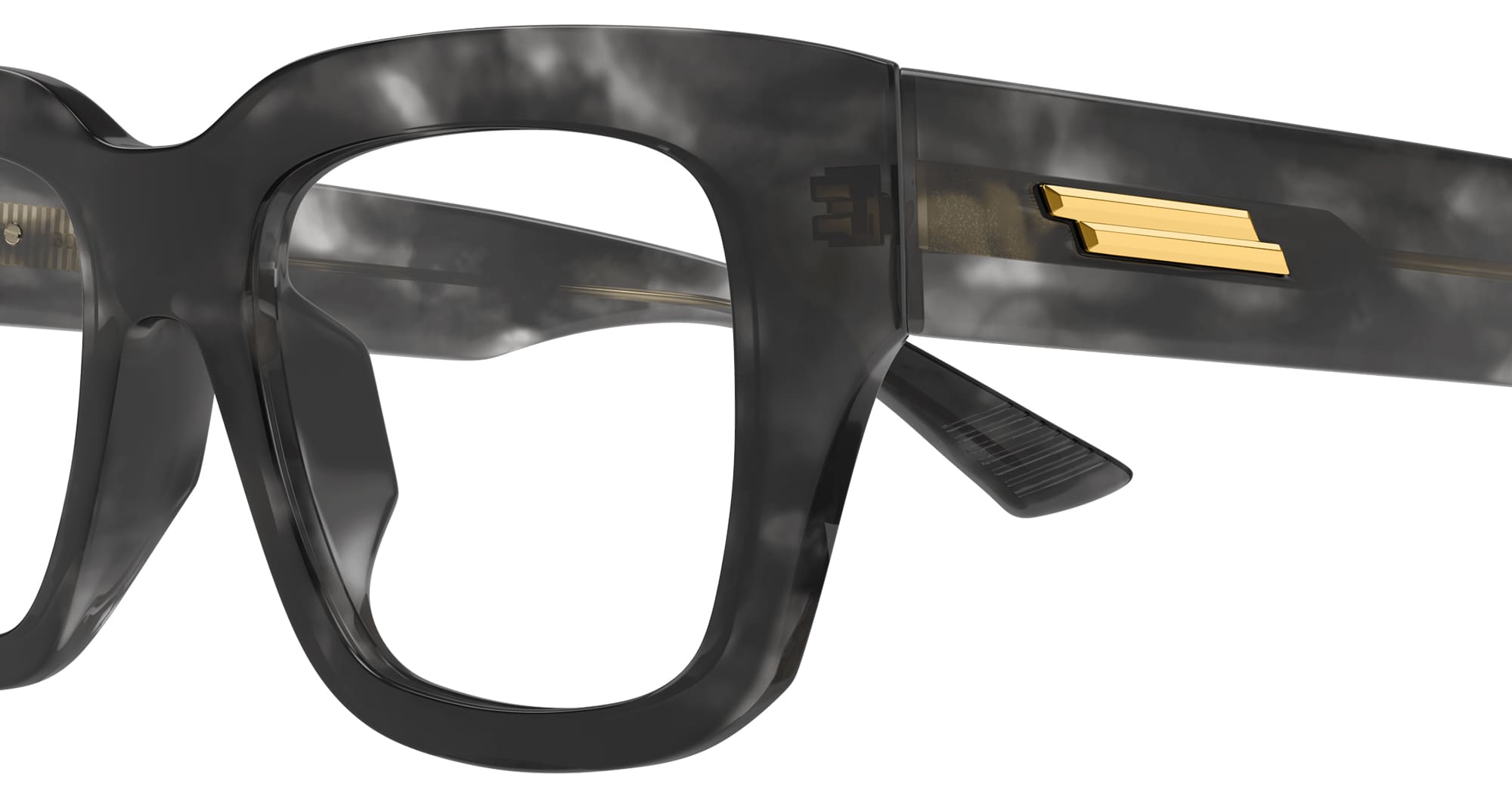 Ottica Mondello Roma - Bottega Veneta - BV1361O-006 - BV1361O-006 - BLACK RX - Acetate - shape Squared - Black - EYEWEAR - EYEGLASSES - Unisex,Uomo,Donna,Women,Men - lens Clear - Made In Japan