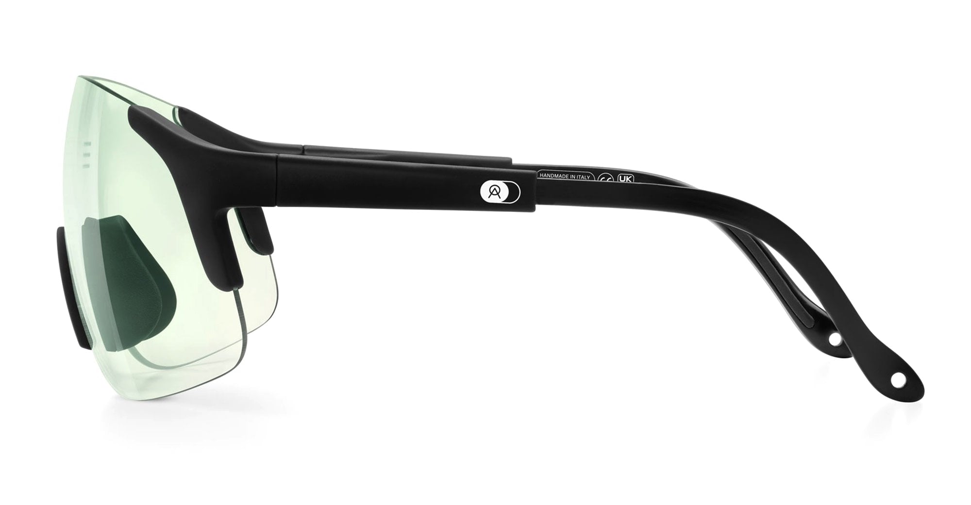 Ottica Mondello Roma - Alba Optics - 8050054515823 - JUMBO - BLACK / VZUM F-LENS BTL - Tr90 - shape Mask - Black - EYEWEAR - SUNGLASSES - Unisex,Uomo,Donna,Women,Men - lens blue green - Made In Italy