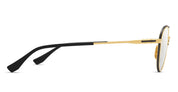 Ottica Mondello Roma - DITA - DTX189-A-01 - ETHYX-  BLACK IRON / YELLOW GOLD RX - titanium, acetate - shape Round - Black, Red - EYEWEAR - EYEGLASSES - Unisex,Uomo,Donna,Women,Men - lens Clear - Made In Japan