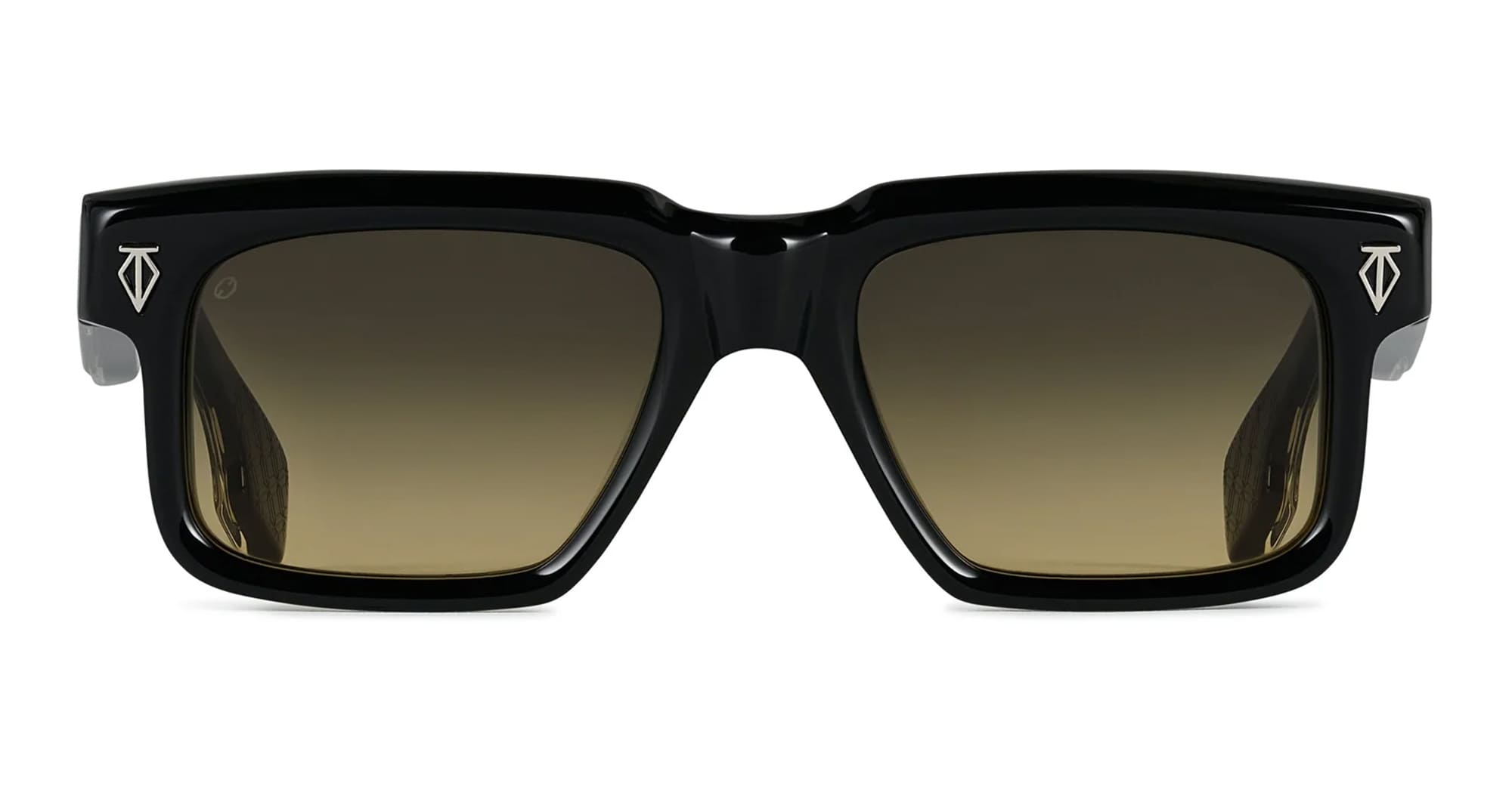 Ottica Mondello Roma - T HENRI - BEAS - BEL AIR - SHADOW II - Acetate - shape Rectangular - Black - EYEWEAR - SUNGLASSES - Unisex,Uomo,Donna,Women,Men - lens Gradient brown - Made In Japan
