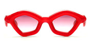 Ottica Mondello Roma - Paloceras - pebble-velvet-rouge-dx - PEBBLE - VELVET ROUGE DX - Acetate - shape Cat-eye - red - EYEWEAR - SUNGLASSES - Unisex,Uomo,Donna,Women,Men - lens Gradient pink - Made In China