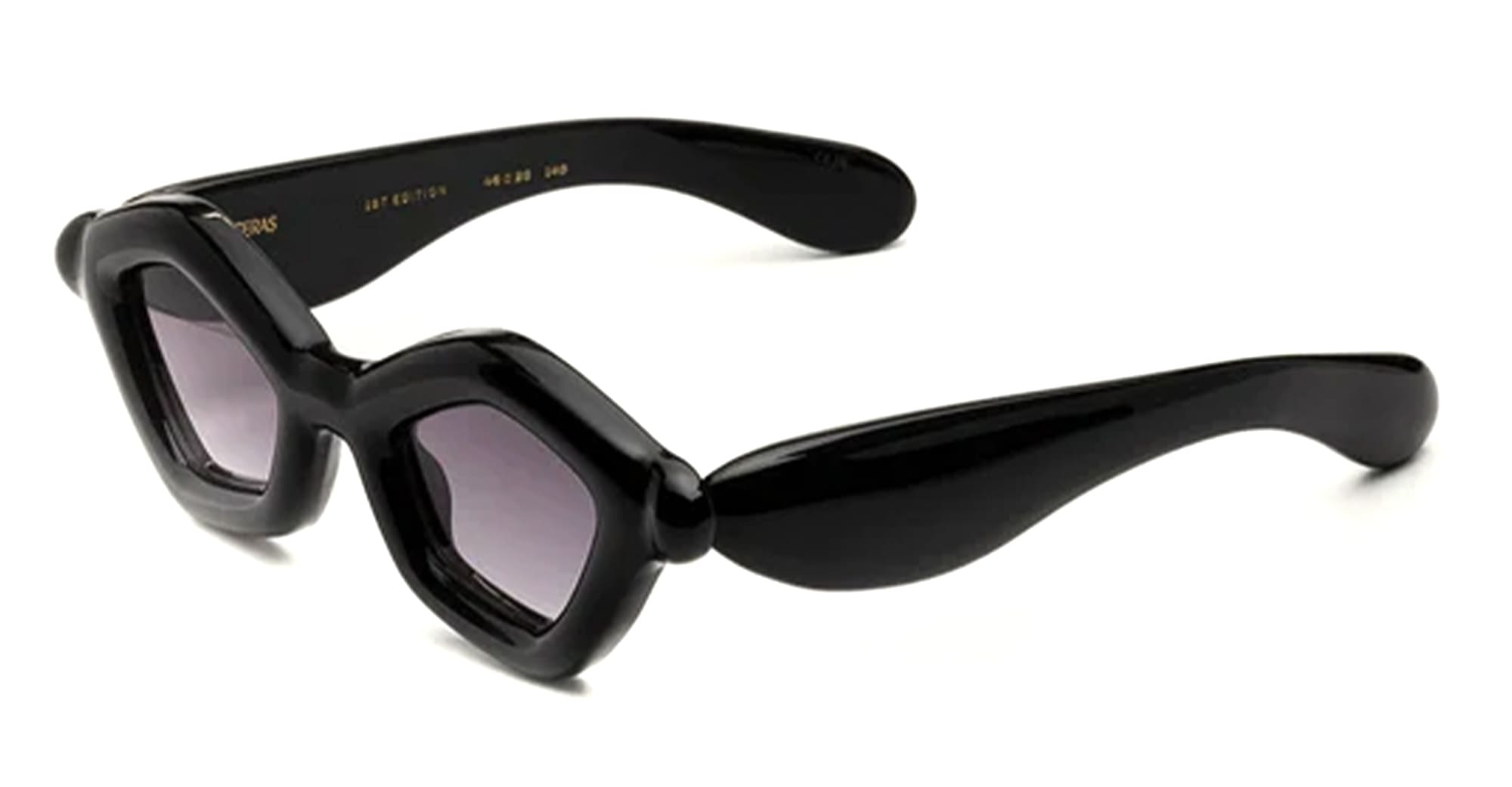 Ottica Mondello Roma - Paloceras - SB-DX - PEBBLE - Shadow Black DX - Acetate - shape  - Black - EYEWEAR - SUNGLASSES - Unisex,Uomo,Donna,Women,Men - lens  - Made In China
