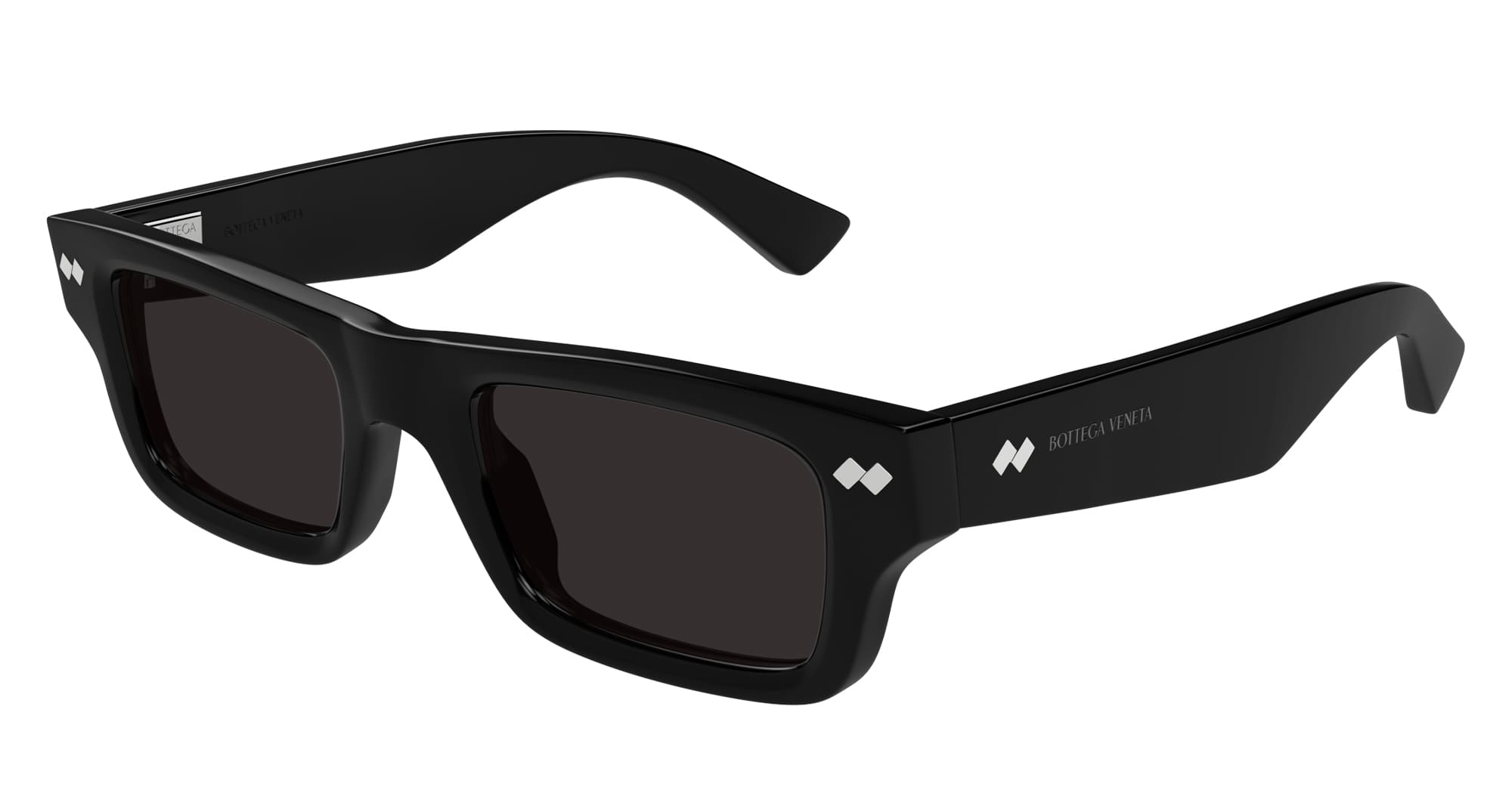 Ottica Mondello Roma - Bottega Veneta - BV1351S-001 - BV1351S-001 - BLACK - Acetate - shape Squared - Black - EYEWEAR - SUNGLASSES - Unisex,Uomo,Donna,Women,Men - lens Grey - Made In Japan