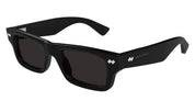 Ottica Mondello Roma - Bottega Veneta - BV1351S-001 - BV1351S-001 - BLACK - Acetate - shape Squared - Black - EYEWEAR - SUNGLASSES - Unisex,Uomo,Donna,Women,Men - lens Grey - Made In Japan
