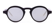Ottica Mondello Roma - Thom Browne - UES926A-G0002-001-47 - ROUND - BLACK - Acetate - shape Round - Black - EYEWEAR - SUNGLASSES - Uomo,Men - lens silver - Made In Japan
