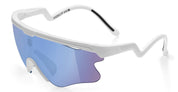 Ottica Mondello Roma - Alba Optics - 8050054514659 - DELTA LEI - WHITE / VZUM F-LENS LEI - Tr90 - shape Mask - White - EYEWEAR - SUNGLASSES - Unisex,Uomo,Donna,Women,Men - lens purple - Made In Italy