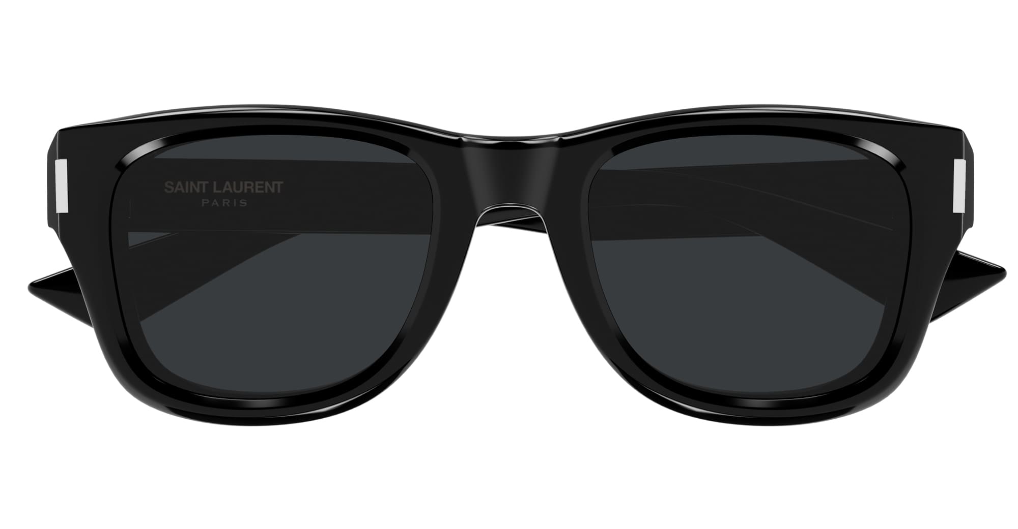 Ottica Mondello Roma - Saint Laurent - SL 801-001 - SL 801-001 - BLACK - Acetate - shape Squared - Black - EYEWEAR - SUNGLASSES - Unisex,Uomo,Donna,Women,Men - lens Grey - Made In Italy