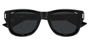 Ottica Mondello Roma - Saint Laurent - SL 801-001 - SL 801-001 - BLACK - Acetate - shape Squared - Black - EYEWEAR - SUNGLASSES - Unisex,Uomo,Donna,Women,Men - lens Grey - Made In Italy