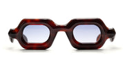 Ottica Mondello Roma - Paloceras - pebble-double-tortoise-sx - PEBBLE - DOUBLE TORTOISE SX - Acetate - shape Squared - Tortoise - EYEWEAR - SUNGLASSES - Unisex,Uomo,Donna,Women,Men - lens Gradient blue - Made In China