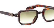 Ottica Mondello Roma - Sato - Ran-II-TT-AG-1 - RAN II - TOKYO TORTOISE / ANTIQUE GOLD - Acetate - shape Rectangular - Tortoise - EYEWEAR - SUNGLASSES - Unisex,Uomo,Donna,Women,Men - lens Gradient green - Made In Japan