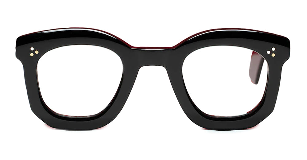 Ottica Mondello Roma - Max Pittion - MXPL-001A - POLITICIAN 42 X 28 - PIANO BLACK RX - Acetate - shape Round - Black - EYEWEAR - EYEGLASSES - Unisex,Uomo,Donna,Women,Men - lens Clear - Made In Japan