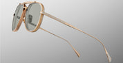 Ottica Mondello Roma - Jacques Marie Mage - JMMMD-54 - COMMANDER - ALTAN - Titanium - shape Aviator - Gold - EYEWEAR - SUNGLASSES - Unisex,Uomo,Donna,Women,Men - lens light green - Made In Japan