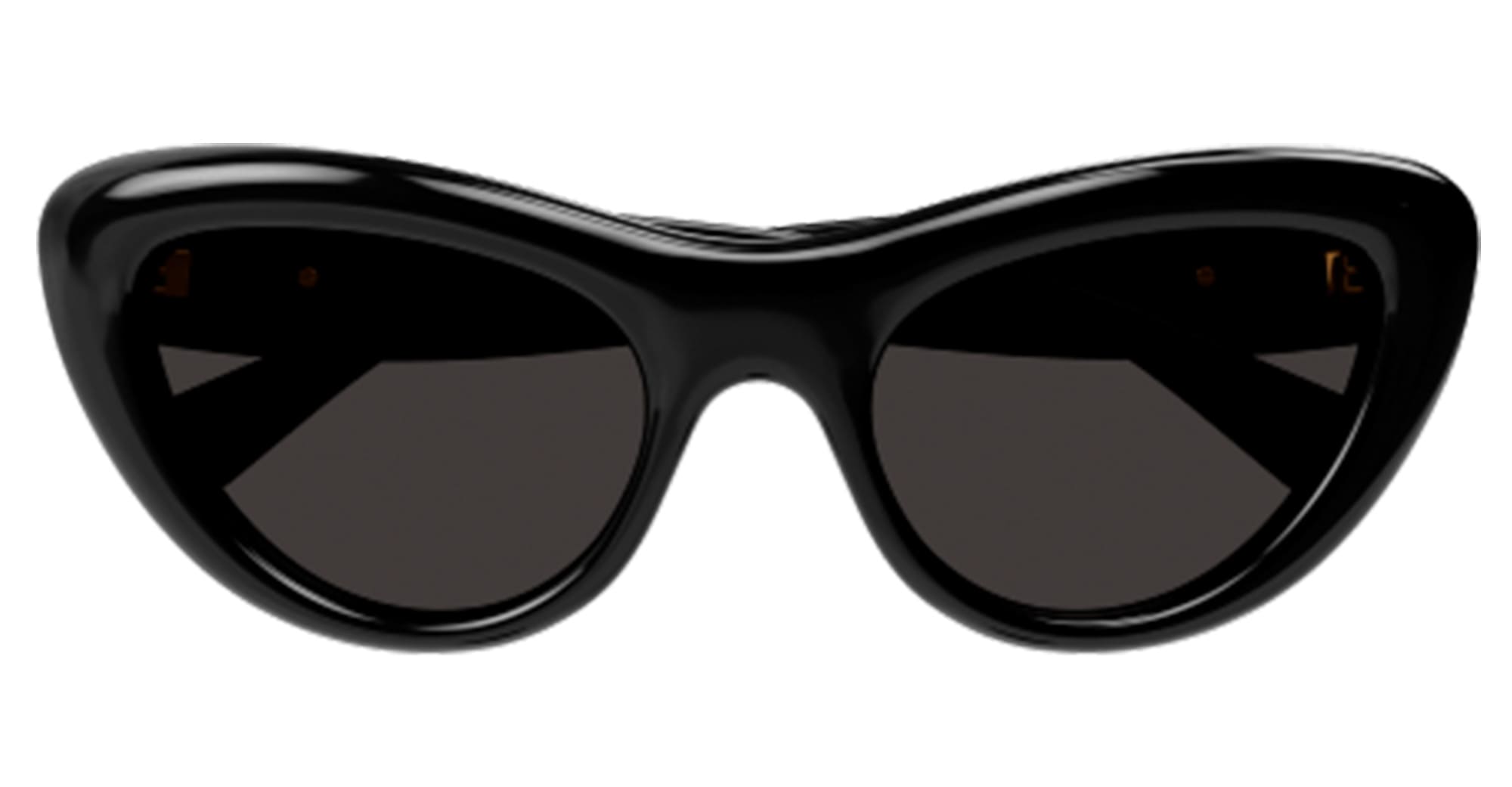 Ottica Mondello Roma - Bottega Veneta - BV1282S-001 - BV1282S-001 - BLACK - Acetate - shape Cat-eye - Black - EYEWEAR - SUNGLASSES - Donna,Women - lens Grey - Made In Japan