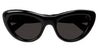 Ottica Mondello Roma - Bottega Veneta - BV1282S-001 - BV1282S-001 - BLACK - Acetate - shape Cat-eye - Black - EYEWEAR - SUNGLASSES - Donna,Women - lens Grey - Made In Japan
