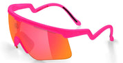 Ottica Mondello Roma - Alba Optics - 8050054518466 - DELTA - FUCHSIA II / VZUM F-LENS FIRE - Tr90 - shape Mask - pink - EYEWEAR - SUNGLASSES - Unisex,Uomo,Donna,Women,Men - lens red - Made In Italy