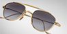 Ottica Mondello Roma - Jacques Marie Mage - JMMFY-C7 - FLYNN - CIA - Titanium - shape Aviator - light gold - EYEWEAR - SUNGLASSES - Uomo,Men - lens Gradient grey - Made In Japan