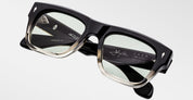 Ottica Mondello Roma - Jacques Marie Mage - JMMCASH-3R - JOHNNY CASH BY JMM: CASH - BLACK FADE - Acetate - shape  - Black - EYEWEAR - SUNGLASSES - Uomo,Men - lens  - Made In Japan
