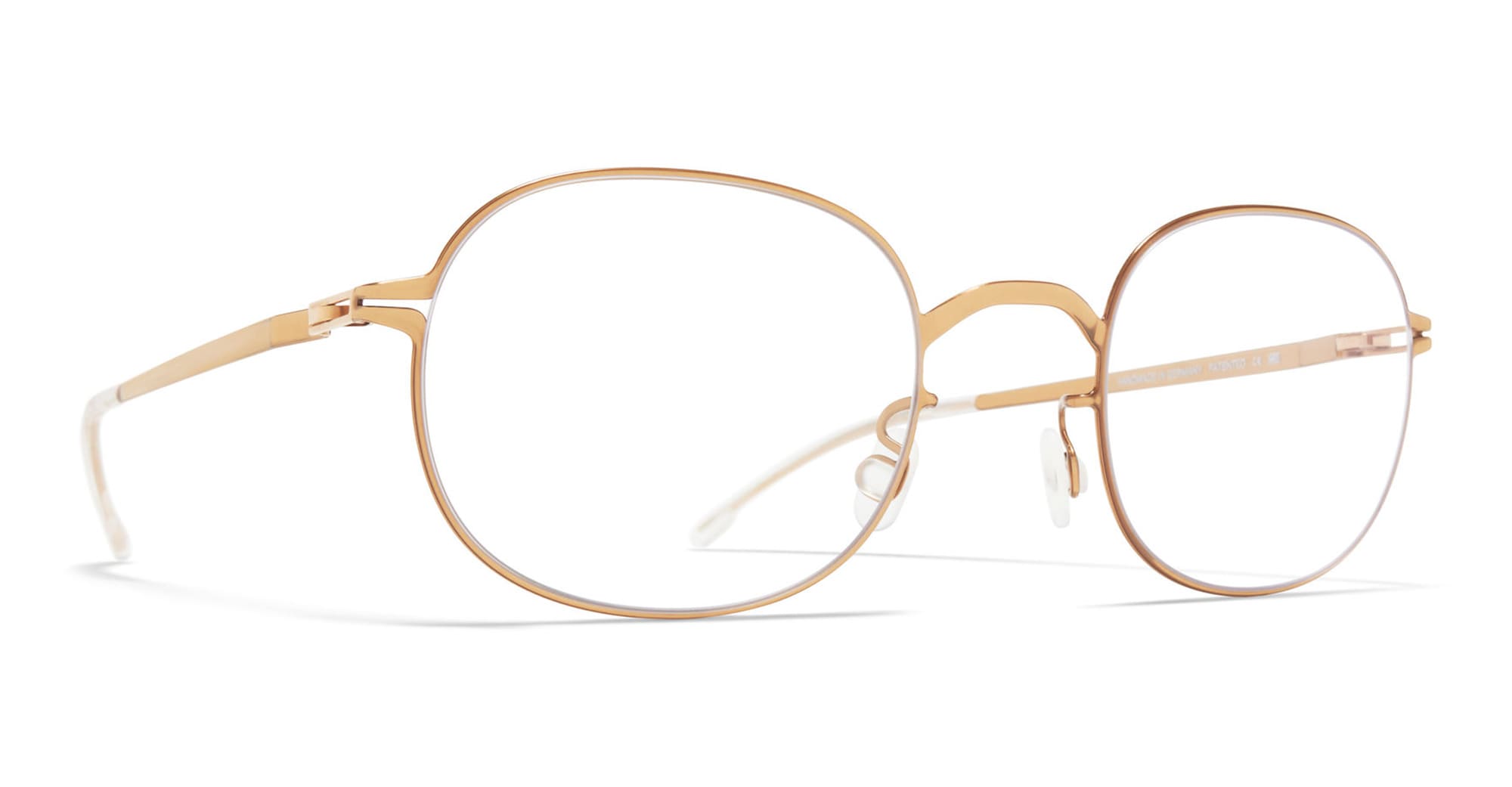 Ottica Mondello Roma - Mykita - 10090331 - SOLEA POW1 - CHAMPAGNE GOLD RX - stainless steel - shape Round - Gold - EYEWEAR - EYEGLASSES - Unisex,Uomo,Donna,Women,Men - lens Clear - Made In Germany