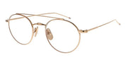 Ottica Mondello Roma - Thom Browne - UEO101A-G0001-715-49 - ROUND - GOLD RX - Acetate, titanium - shape Round - antique gold - EYEWEAR - EYEGLASSES - Uomo,Men - lens Clear - Made In Japan