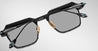 Ottica Mondello Roma - Jacques Marie Mage - JMMWB-88 - LAST FRONTIER VI - WORLAND- BLACK - Acetate, titanium - shape Clubmaster - black, silver - EYEWEAR - SUNGLASSES - Unisex,Uomo,Donna,Women,Men - lens Gradient grey - Made In Japan