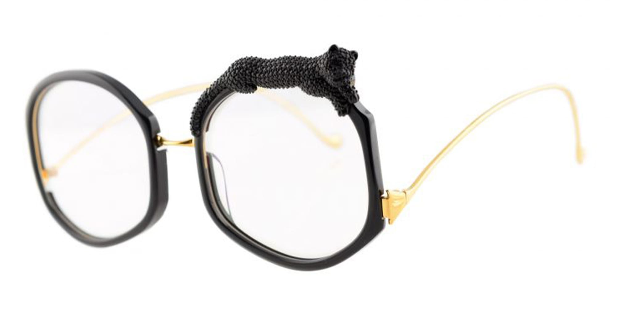 Ottica Mondello Roma - Anna-Karin Karlsson - 0201-2002 - ROSE ET LE REVE - Black Crystal RX - acetate, stainless steel - shape Octagonal - Black, gold - EYEWEAR - EYEGLASSES - Donna,Women - lens Clear - Made In Japan