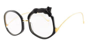 Ottica Mondello Roma - Anna-Karin Karlsson - 0201-2002 - ROSE ET LE REVE - Black Crystal RX - acetate, stainless steel - shape Octagonal - Black, gold - EYEWEAR - EYEGLASSES - Donna,Women - lens Clear - Made In Japan