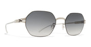 Ottica Mondello Roma - Mykita - 10091526 - HAMISH - CASHMERE SILVER / SILVER - stainless steel - shape Hexagonal - Silver - EYEWEAR - SUNGLASSES - Unisex,Uomo,Donna,Women,Men - lens Gradient grey - Made In Germany