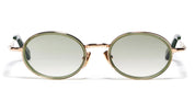 Ottica Mondello Roma - John Dalia - EDDIE-C431 - EDDIE - C431 Dark Green Translucid / Antique Gold - Metal - shape  - green, gold - EYEWEAR - SUNGLASSES - Unisex,Uomo,Donna,Women,Men - lens  - Made In France
