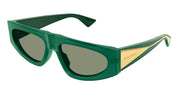 Ottica Mondello Roma - Bottega Veneta - BV1277S-003 - BV1277S-003 - GREEN - Acetate - shape  - green - EYEWEAR - SUNGLASSES - Donna,Women - lens  - Made In Japan
