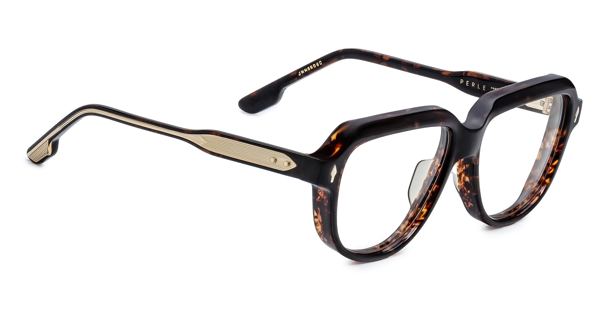 Ottica Mondello Roma - Jacques Marie Mage - JMMSRD-6D - PERLE - AGAR RX - Acetate - shape Round - Havana - EYEWEAR - EYEGLASSES - Donna,Women - lens Clear - Made In Japan