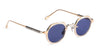 Ottica Mondello Roma - Sato - REVATI-T-RG-P-1 - REVATI - ROSE GOLD / PLATINUM - Titanium - shape Round - rose gold - EYEWEAR - SUNGLASSES - Uomo,Men - lens Blue - Made In Japan